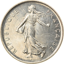 Coin, France, Semeuse, 5 Francs, 1989, Paris, MS(63), Nickel Clad Copper-Nickel