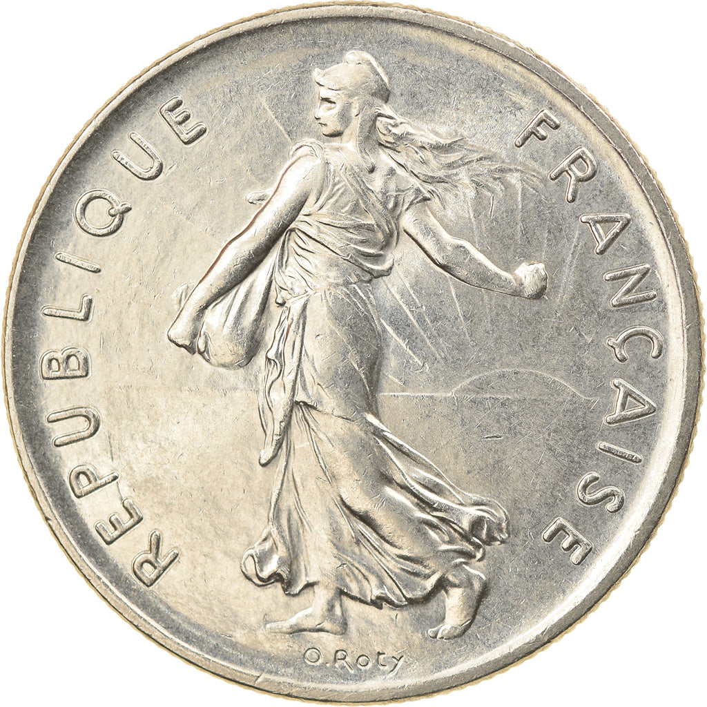 Coin, France, Semeuse, 5 Francs, 1993, Paris, MS(63), Nickel Clad Copper-Nickel