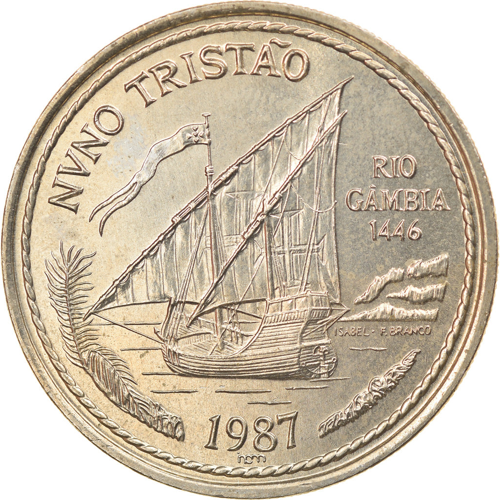 Coin, Portugal, 100 Escudos, 1987, MS(65-70), Copper-nickel, KM:640
