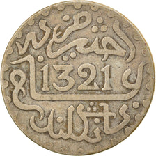 Monnaie, Maroc, 'Abd al-Aziz, 1/10 Rial, Dirham, 1903/AH1321, bi-England