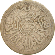 Coin, Morocco, 'Abd al-Aziz, 1/2 Dirham, 1899/AH1317, Paris, VF(20-25), Silver