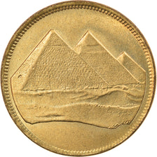 Münze, Ägypten, Piastre, 1984/AH1404, UNZ, Aluminum-Bronze, KM:553.2