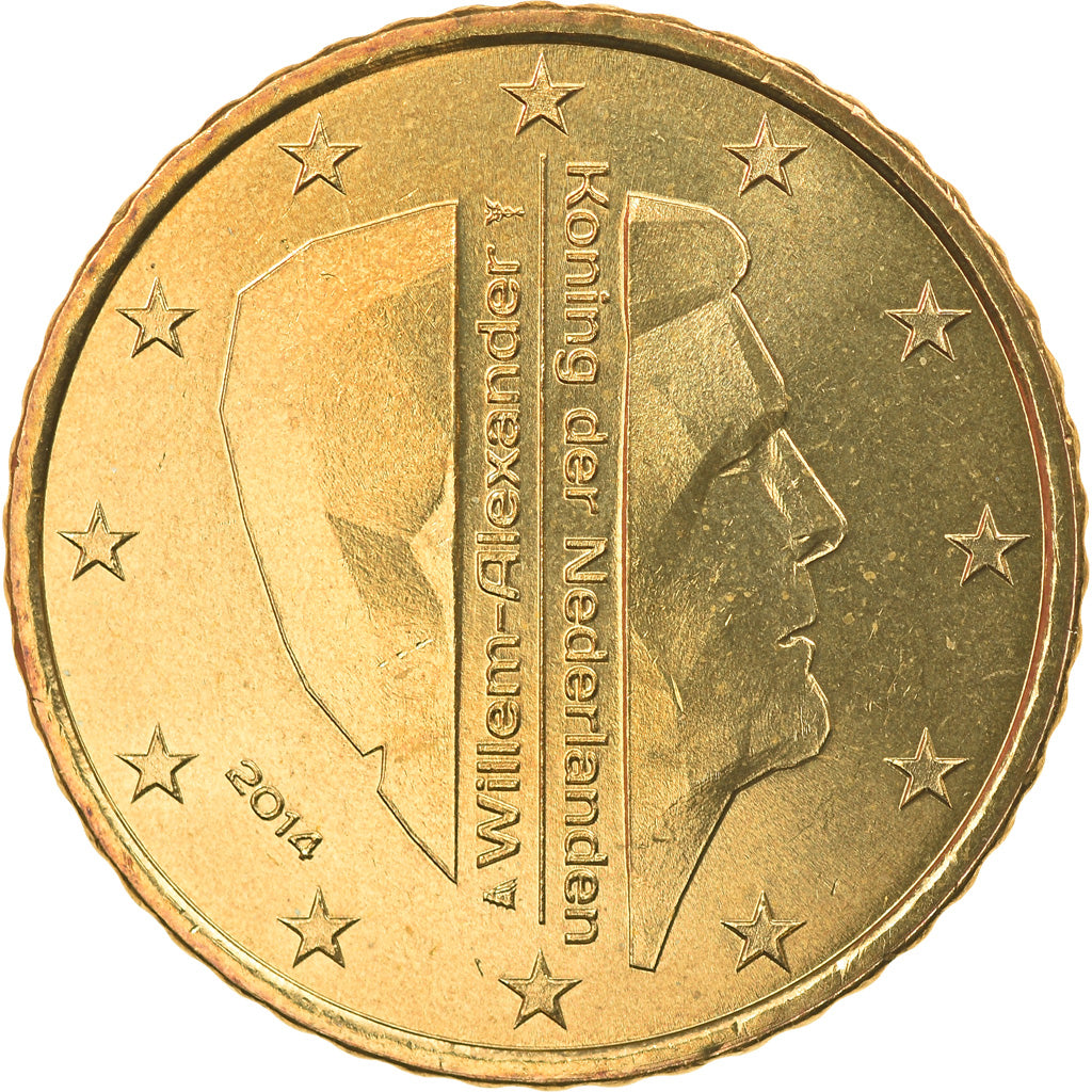 Paesi Bassi, 50 Euro Cent, 2014, Utrecht, FDC, Ottone