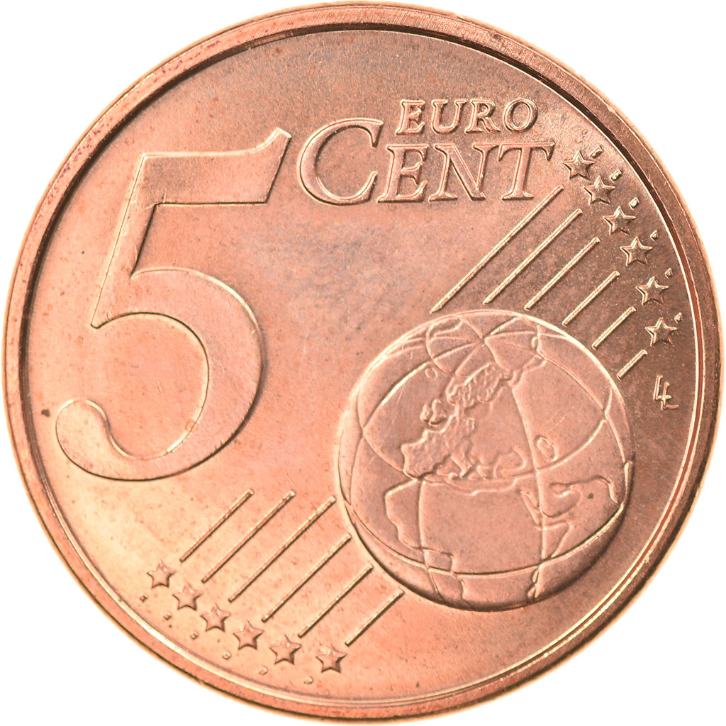 Holandia, 5 Euro Cent, 2014, Utrecht, MS(65-70), Miedź platerowana stalą