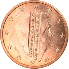Netherlands, 2 Euro Cent, 2014, Utrecht, MS(65-70), Copper Plated Steel
