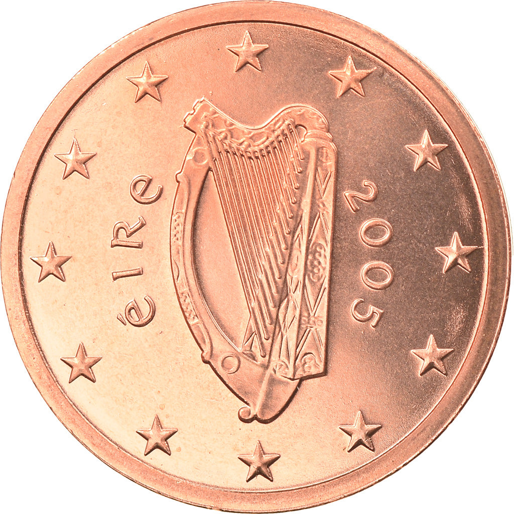 IRELAND REPUBLIC, 2 Euro Cent, 2005, Sandyford, MS(65-70), Copper Plated Steel