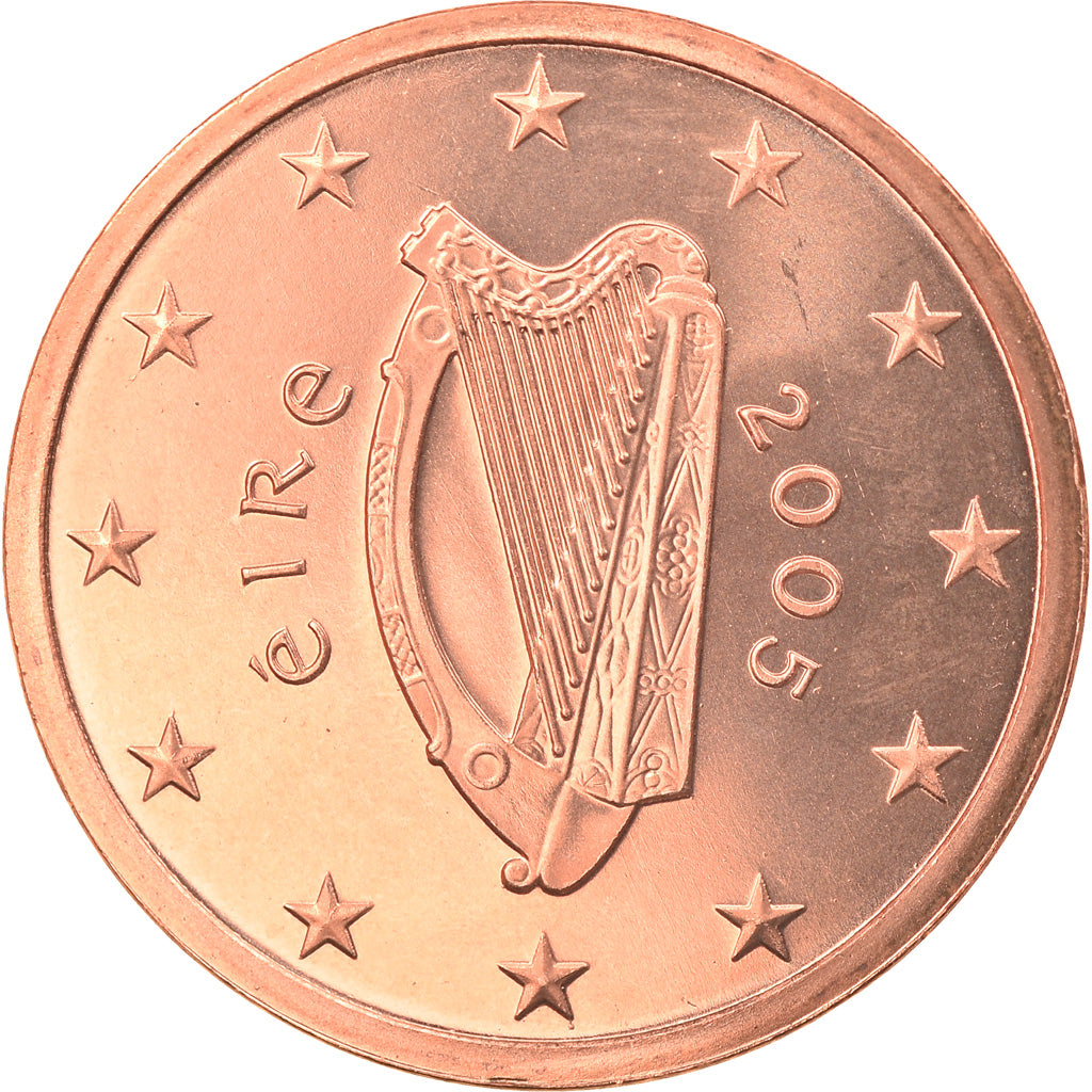 IRELAND REPUBLIC, 5 Euro Cent, 2005, Sandyford, MS(65-70), Copper Plated Steel