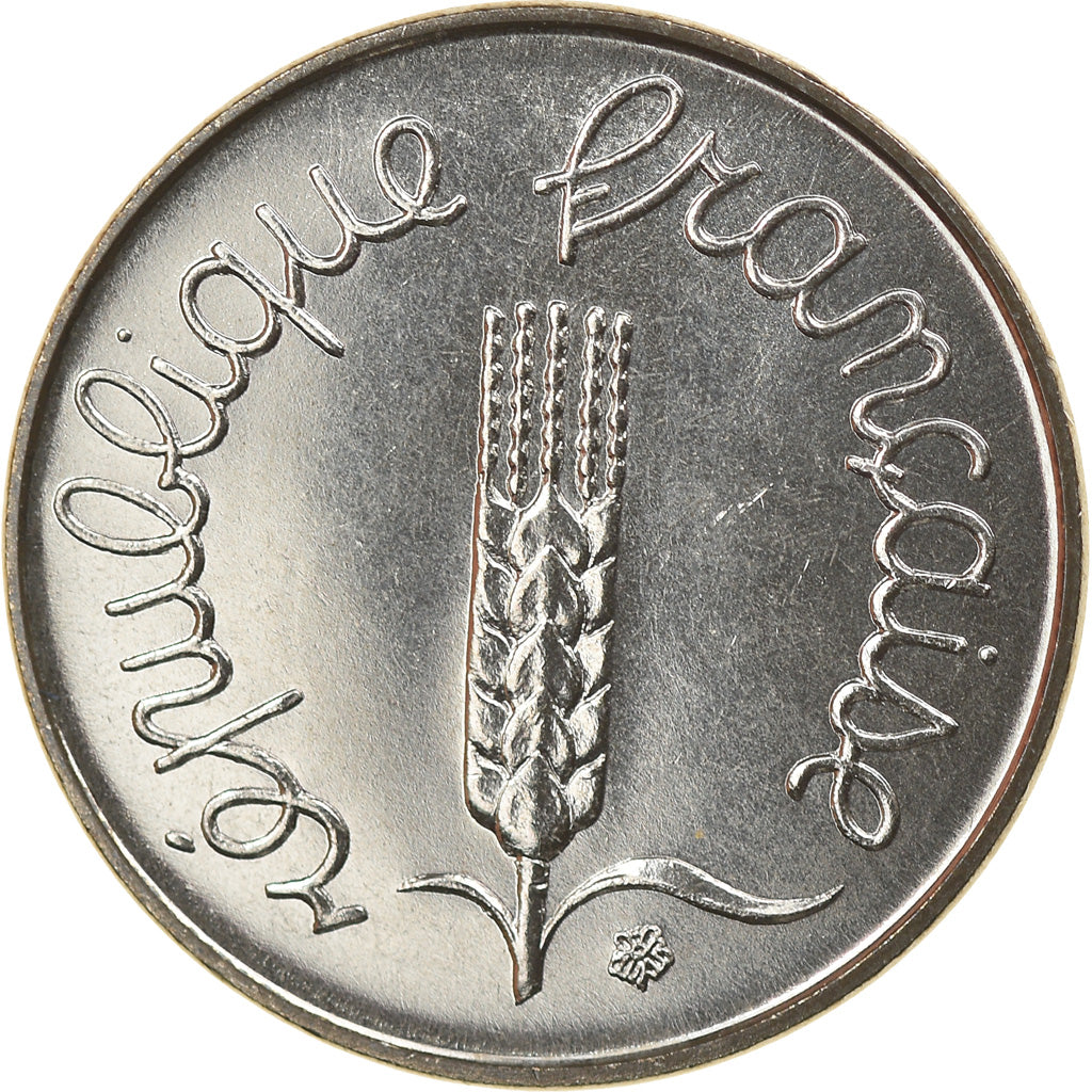 Moeda, França, Épi, Centime, 1986, Paris, MS(65-70), Aço Inoxidável, KM:928