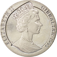 GIBRALTAR, Crown, 1993, KM #113, MS(60-62), Copper-Nickel, 38.8, 28.31