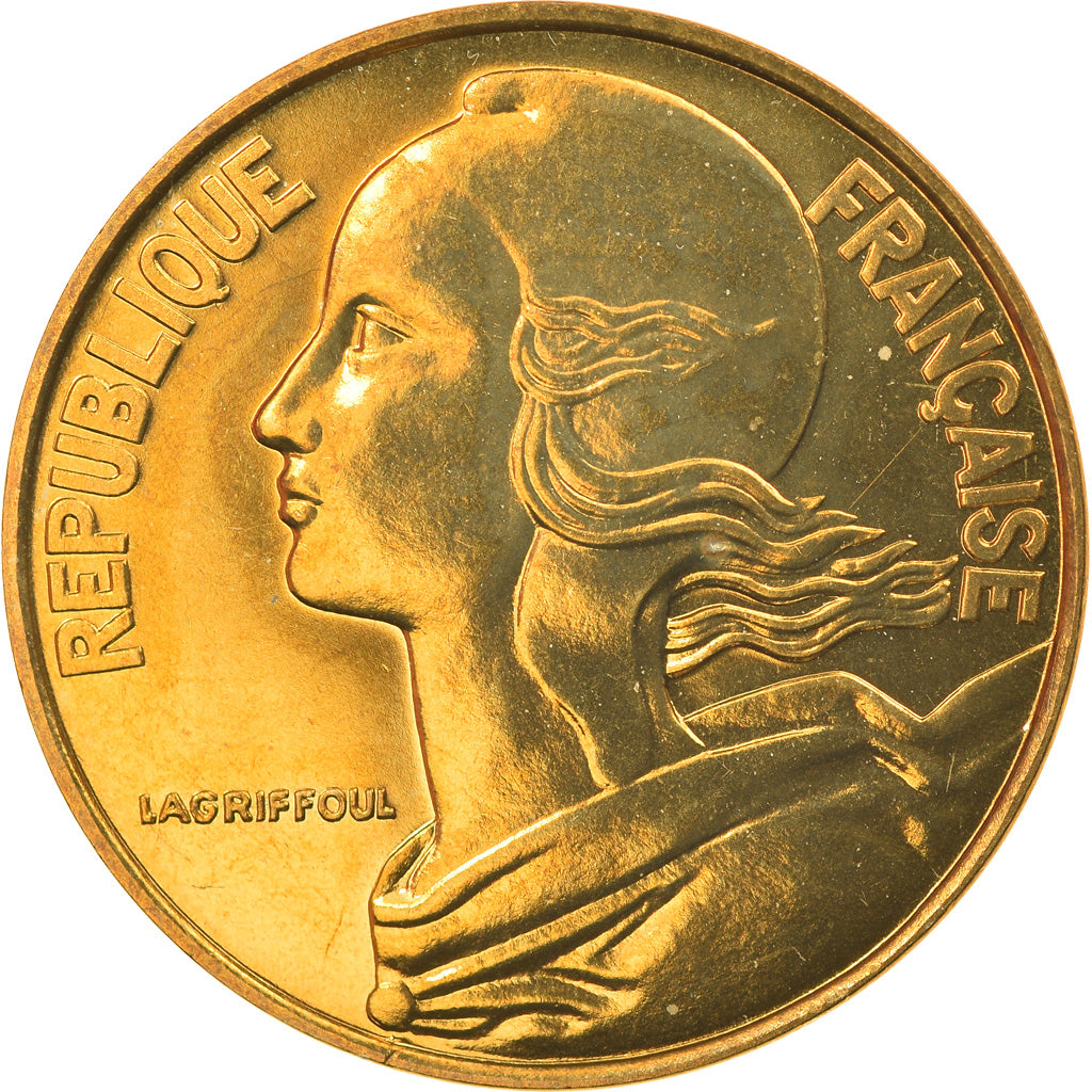 Moneta, Francia, Marianne, 20 Centimes, 1986, Paris, FDC, Alluminio-bronzo