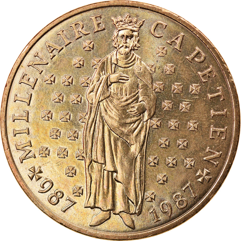 Coin, France, 10 Francs, 1987, Paris, MS(63), Nickel-Bronze, KM:961d