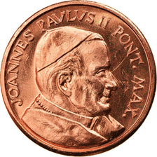 Vatican, 5 Euro Cent, 2004, unofficial private coin, MS(63), Copper