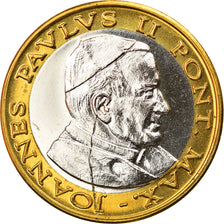 Vatican, 1 Euro, 2004, unofficial private coin, MS(63), Bi-Metallic