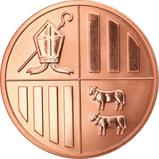 Andorra, Euro Cent, 2014, unofficial private coin, MS(63), Copper