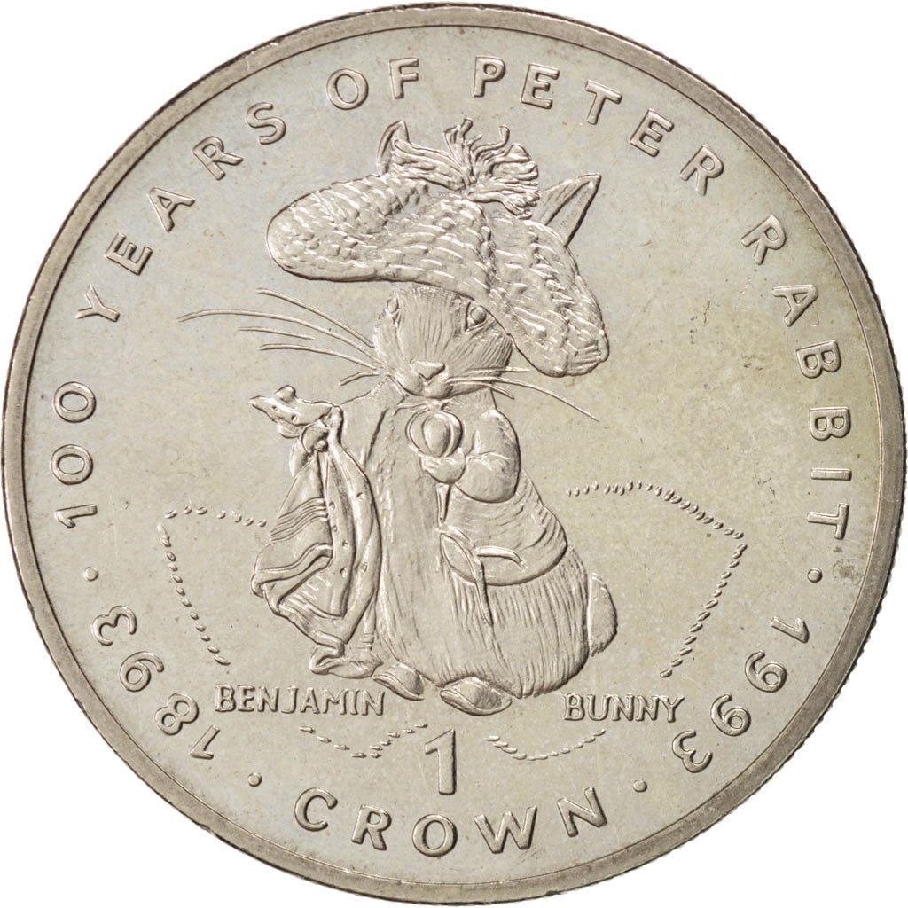 GIBRALTAR, Crown, 1993, KM #217, AU(55-58), Copper-Nickel, 38.8, 28.41
