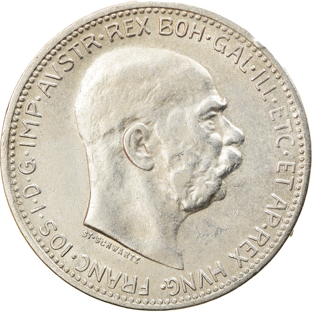 Moneta, Austria, Franz Joseph I, Corona, 1915, SPL, Argento, KM:2820