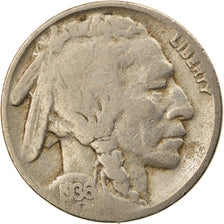 Moeda, Estados Unidos da América, Buffalo Nickel, 5 Cents, 1936, U.S. Mint