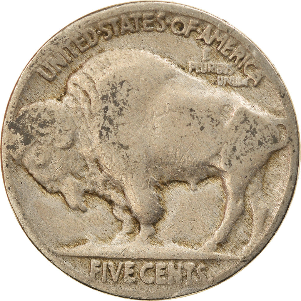 Moeda, Estados Unidos da América, Buffalo Nickel, 5 Cents, 1936, U.S. Mint