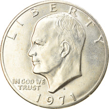 Coin, United States, Eisenhower Dollar, Dollar, 1971, U.S. Mint, San Francisco
