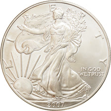 Coin, United States, Dollar, 2007, U.S. Mint, MS(63), Silver, KM:273