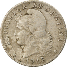 Coin, Argentina, 20 Centavos, 1913, VF(30-35), Copper-nickel, KM:36