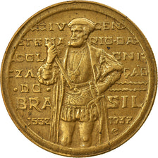 Coin, Brazil, 1000 Reis, 1932, EF(40-45), Aluminum-Bronze, KM:531