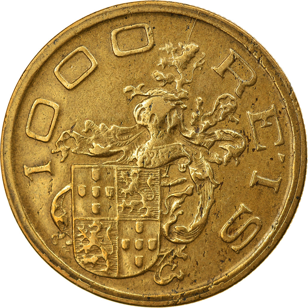 Coin, Brazil, 1000 Reis, 1932, EF(40-45), Aluminum-Bronze, KM:531