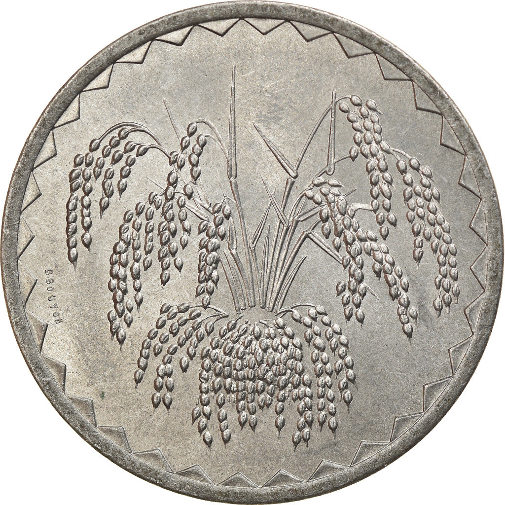 Coin, Mali, 10 Francs, 1976, Paris, MS(63), Aluminum, KM:11