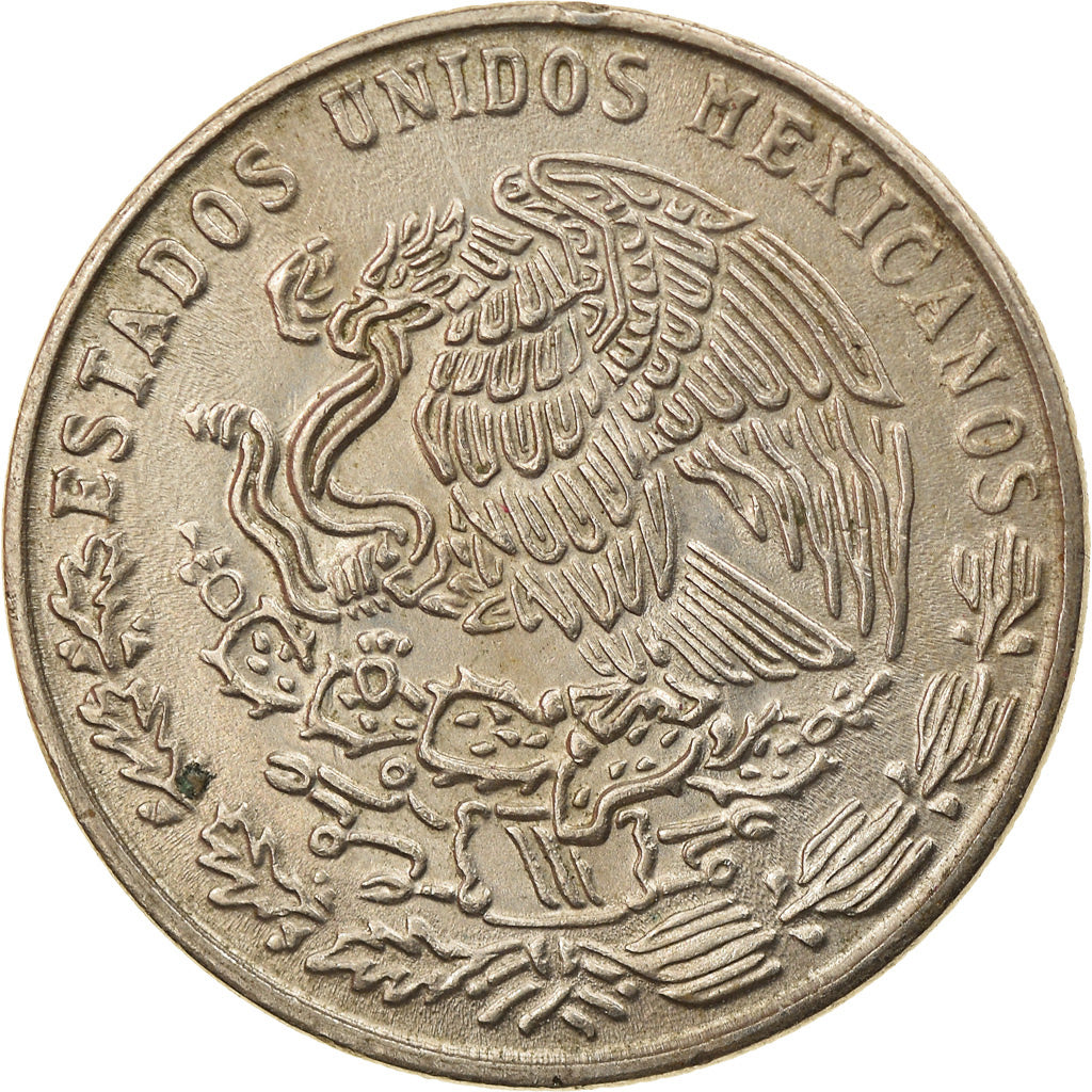 Coin, Mexico, 10 Centavos, 1975, Mexico City, EF(40-45), Copper-nickel, KM:434.1
