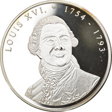 Frankrijk, Medaille, Les rois de France, Louis XVI, FDC, Verzilverd koper