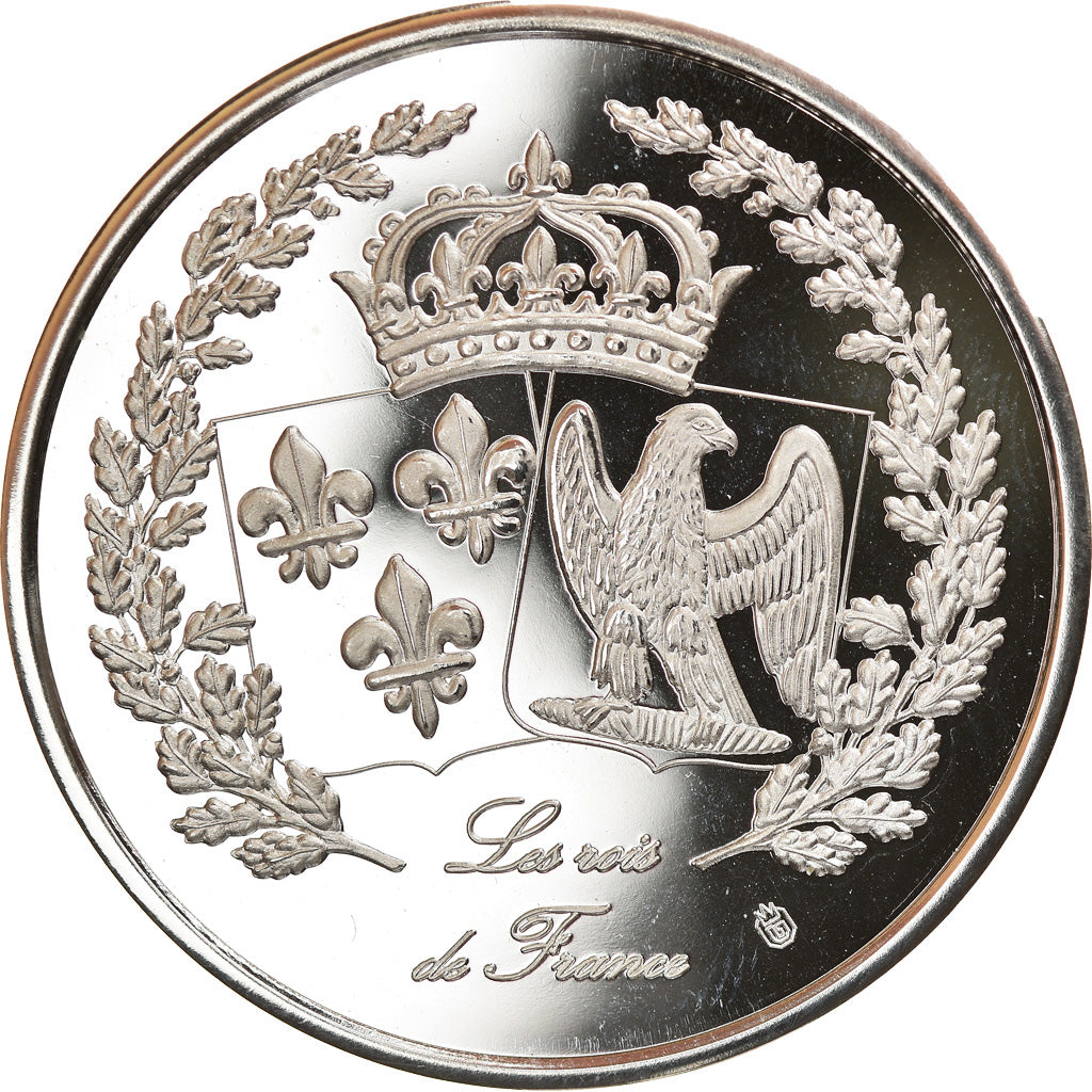 Frankrijk, Medaille, Les rois de France, Louis XVI, FDC, Verzilverd koper
