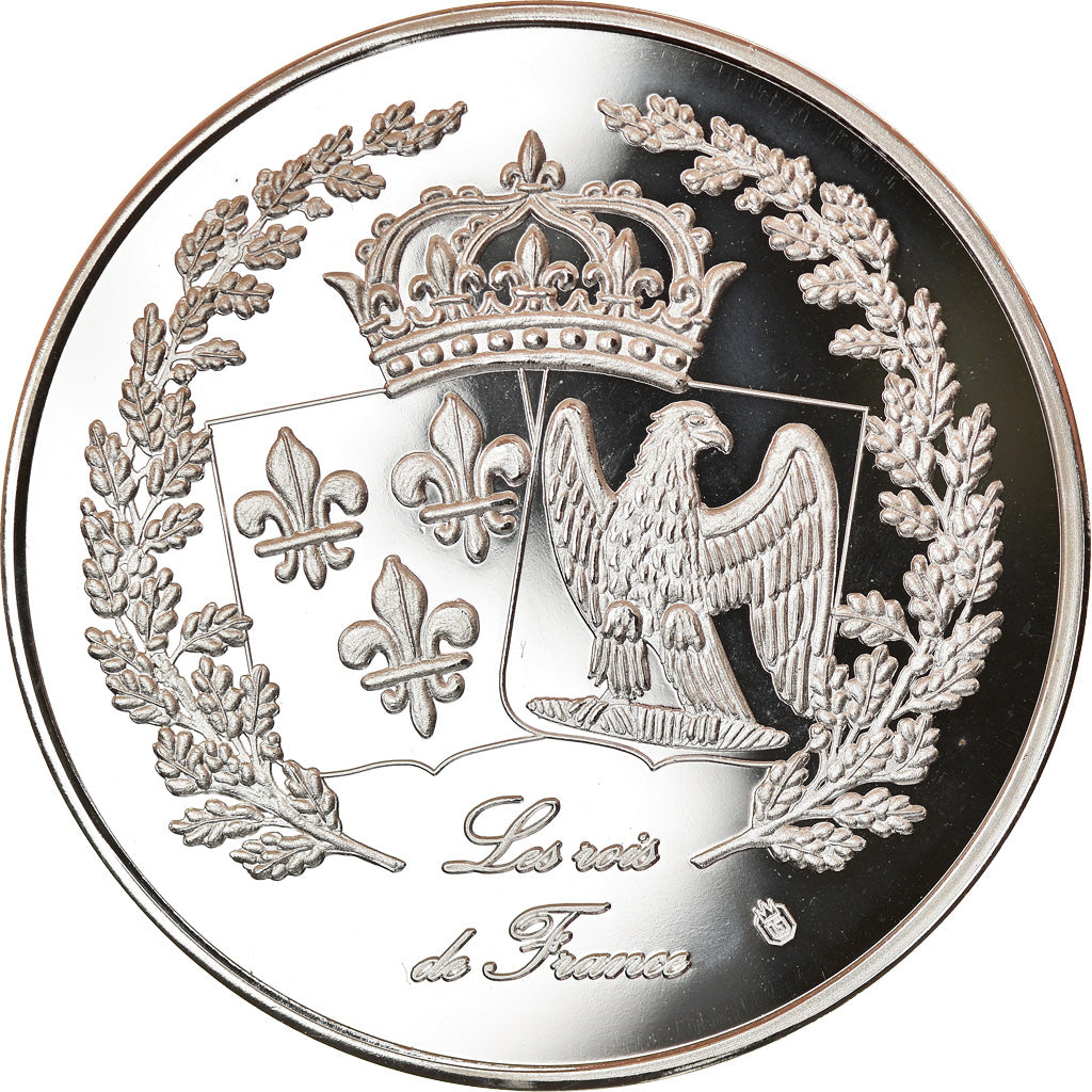 France, Médaille, Les Rois de France, Jean II, FDC, Cuivre plaqué Argent