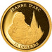 Coin, Liberia, Jeanne d'Arc, 25 Dollars, 2001, American Mint, Proof, MS(65-70)