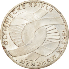 Coin, GERMANY - FEDERAL REPUBLIC, 10 Mark, 1972, Stuttgart, VF(30-35), Silver