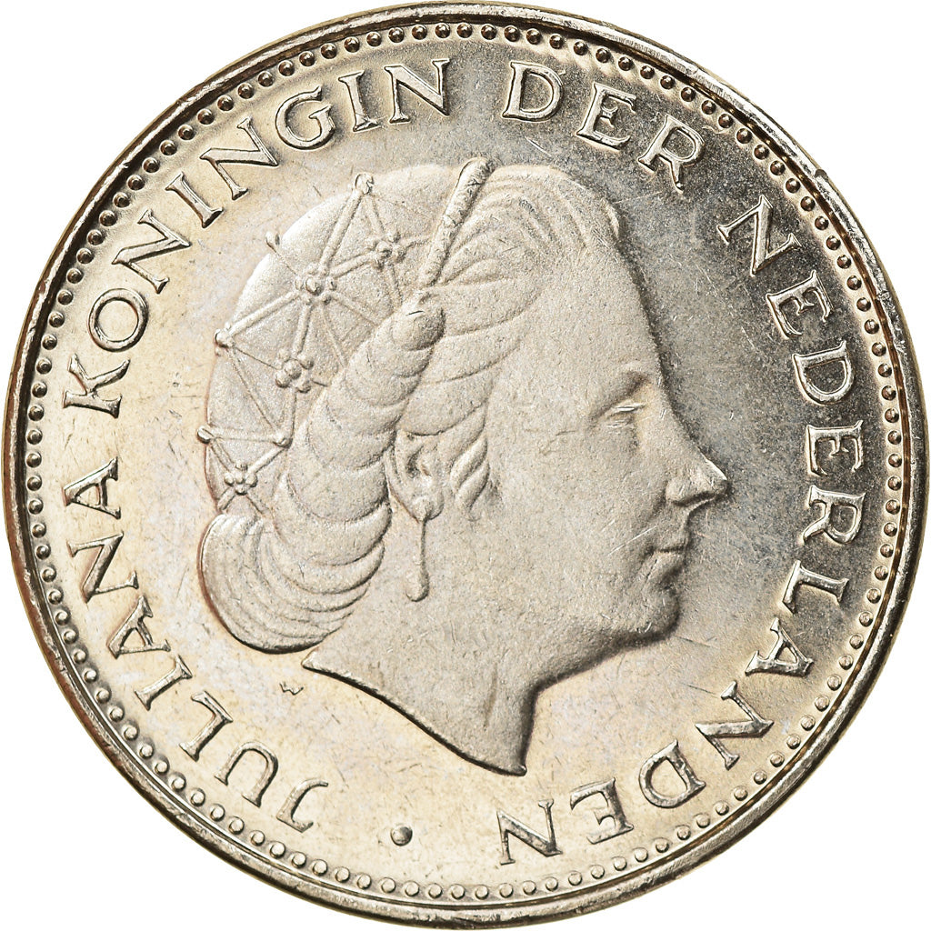 Coin, Netherlands, Juliana, 2-1/2 Gulden, 1979, MS(63), Nickel, KM:197