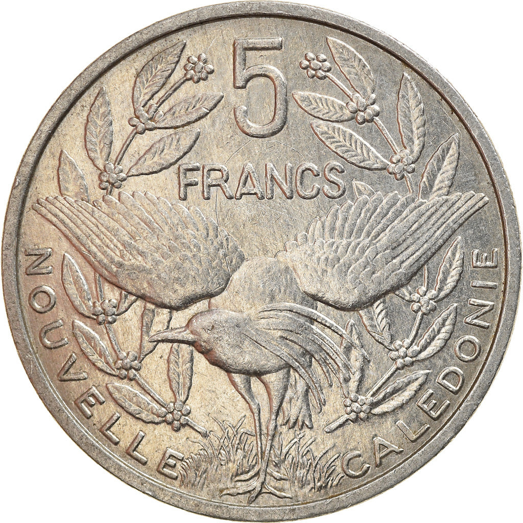 Coin, New Caledonia, 5 Francs, 2003, Paris, EF(40-45), Aluminum, KM:16