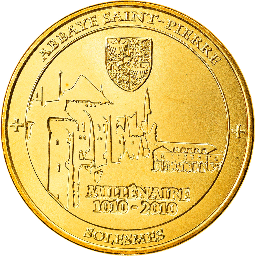 France, Médaille, Millénaire de l'Abbaye Saint-Pierre, Solesmes, Arts &