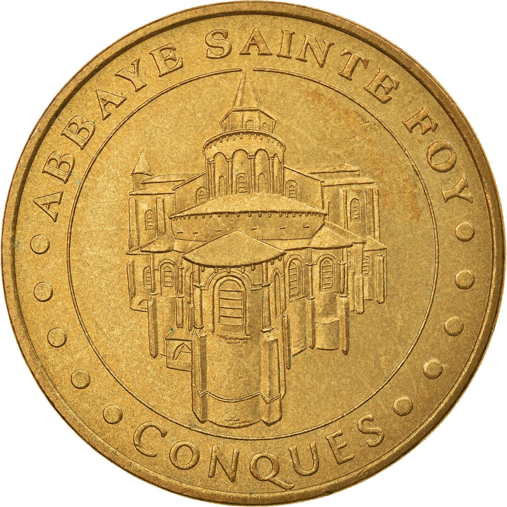 França, Token, Token turístico, Conques - Abbaye Sainte-Foy n°1, Artes e