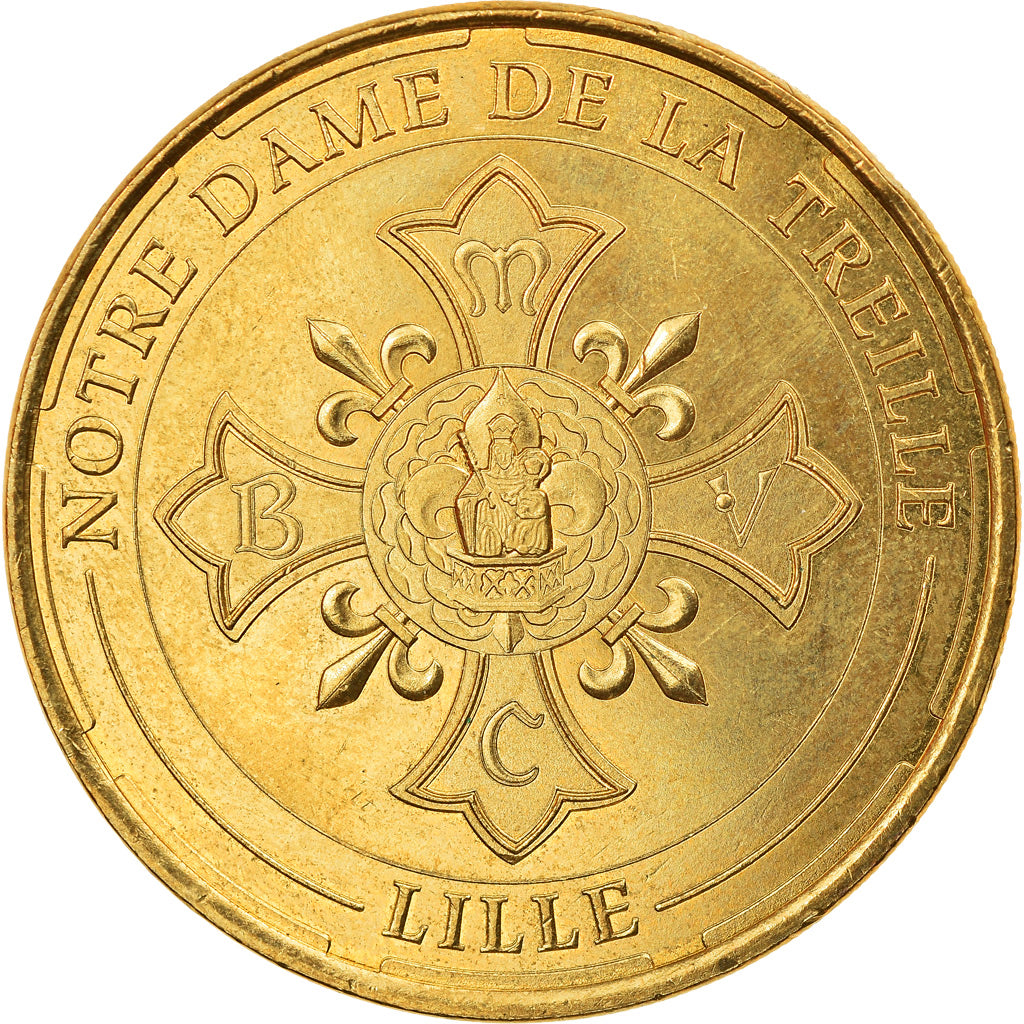 França, Token, Token turístico, Ville de Lille, Notre Dame de la Treille