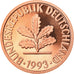 Coin, GERMANY - FEDERAL REPUBLIC, 2 Pfennig, 1993, Hambourg, Proof, MS(65-70)
