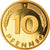 Moneta, Niemcy - RFN, 10 Pfennig, 1993, Stuttgart, Proof, MS(65-70), Mosiądz