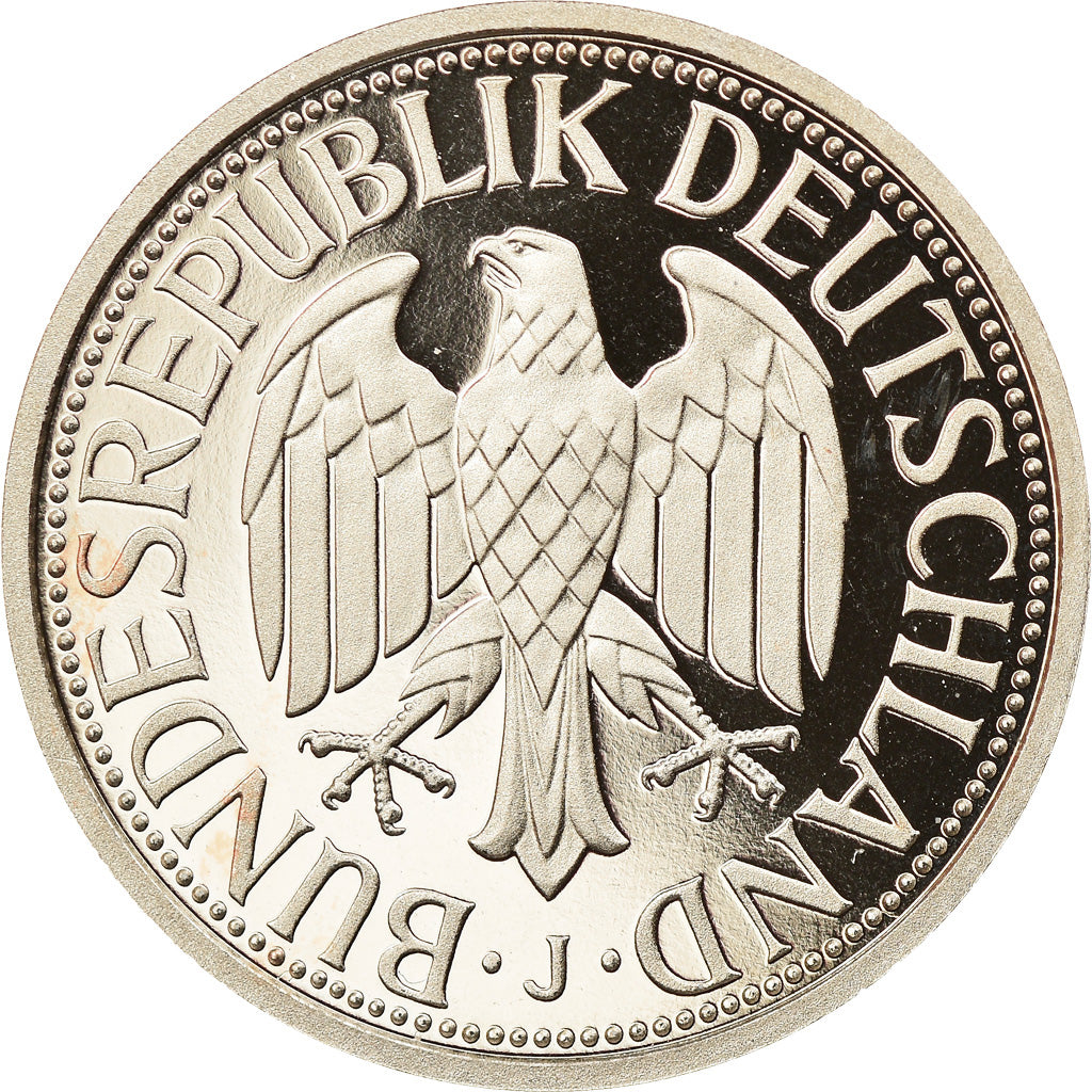 Coin, GERMANY - FEDERAL REPUBLIC, Mark, 1993, Hambourg, Proof, MS(65-70)