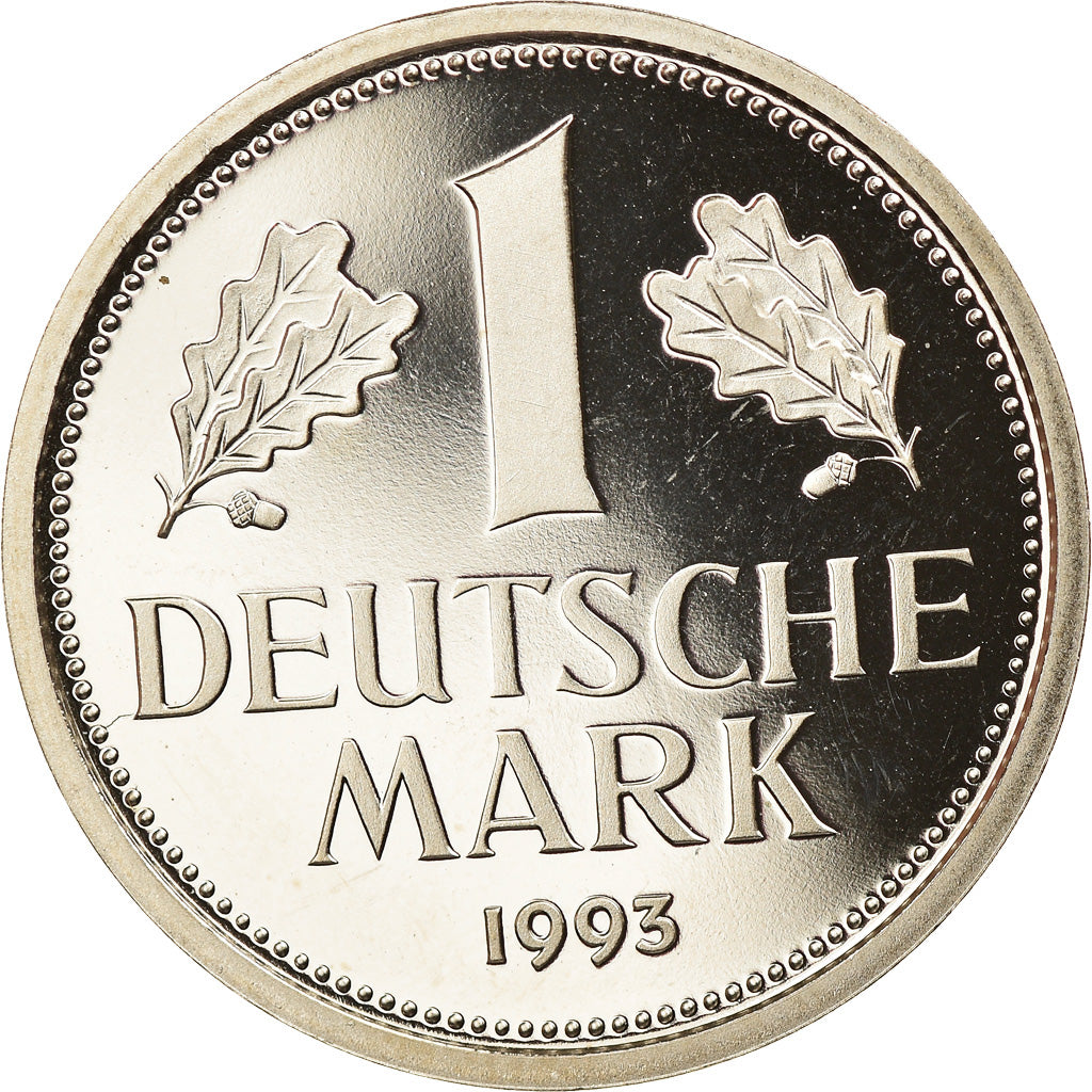 Coin, GERMANY - FEDERAL REPUBLIC, Mark, 1993, Stuttgart, Proof, MS(65-70)