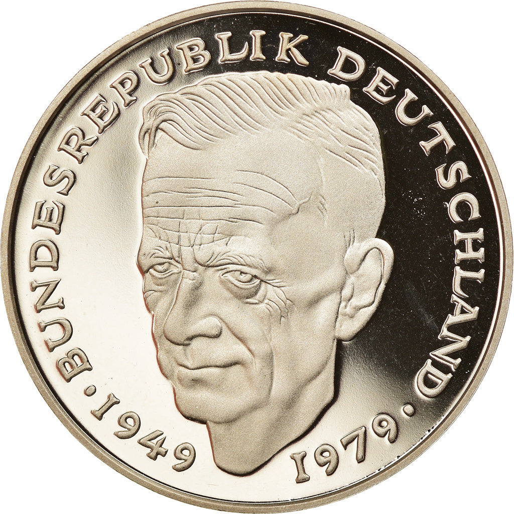 Coin, GERMANY - FEDERAL REPUBLIC, 2 Mark, 1993, Hambourg, Proof, MS(65-70)