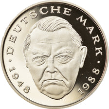 Coin, GERMANY - FEDERAL REPUBLIC, 2 Mark, 1993, Hambourg, Proof, MS(65-70)
