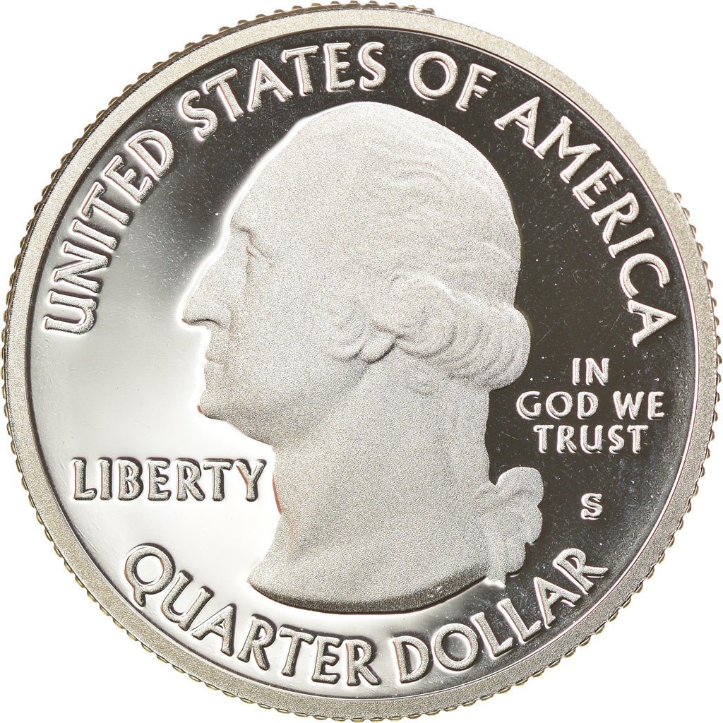 Coin, United States, Yellowstone, Quarter, 2010, San Francisco, Proof