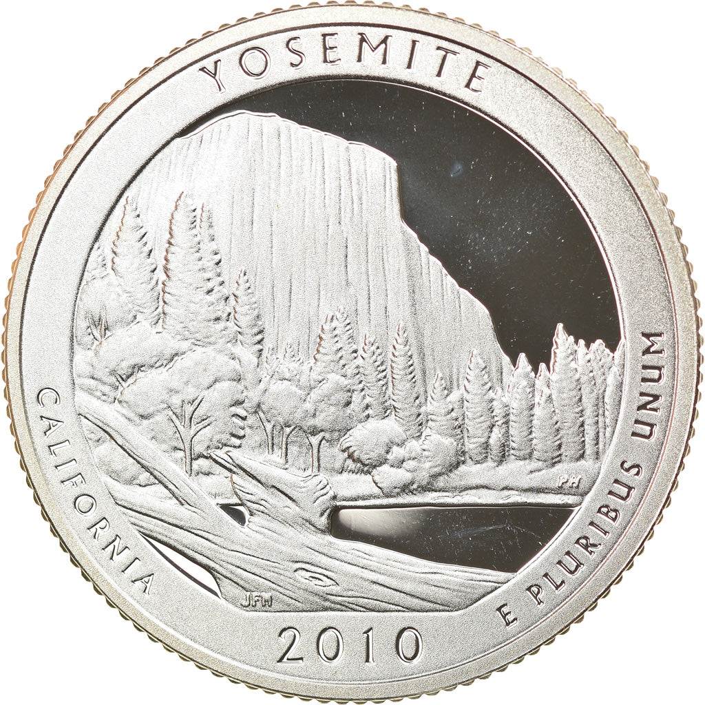 Coin, United States, Yosemite, Quarter, 2010, San Francisco, Proof, MS(65-70)