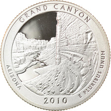 Coin, United States, Grand Canyon, Quarter, 2010, San Francisco, Proof