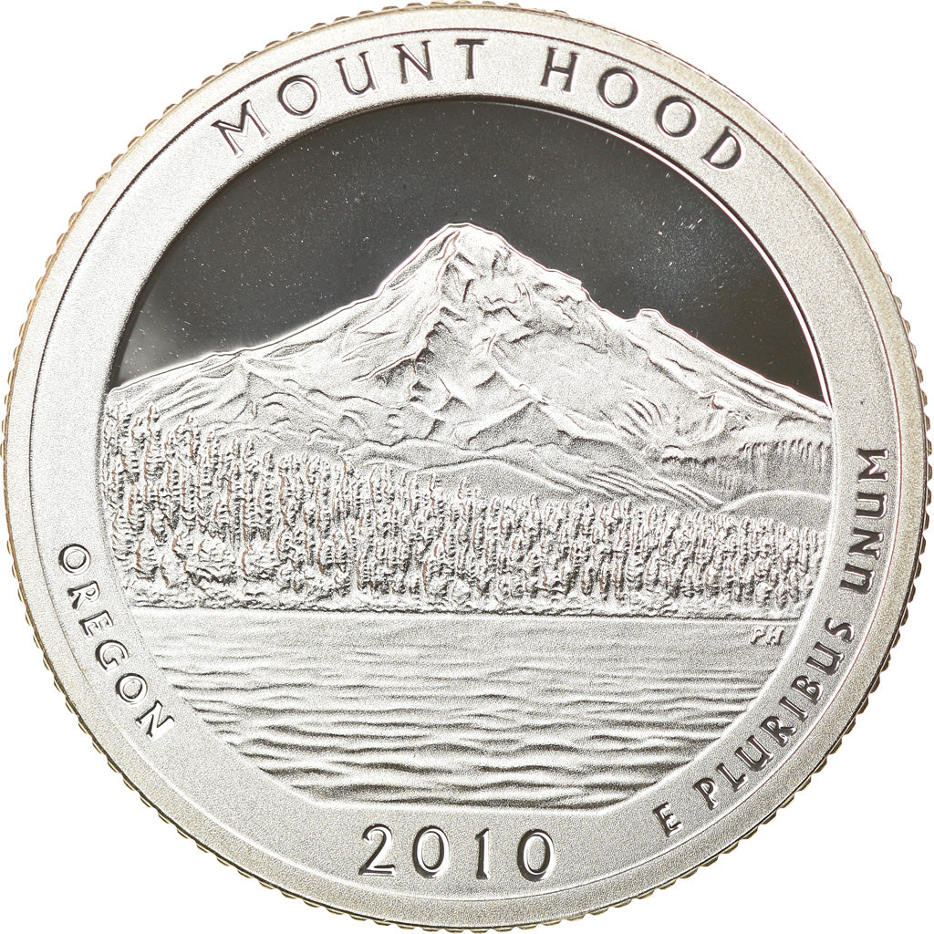 Moneda, Estados Unidos, Mount Hood, Quarter, 2010, San Francisco, Proof, FDC