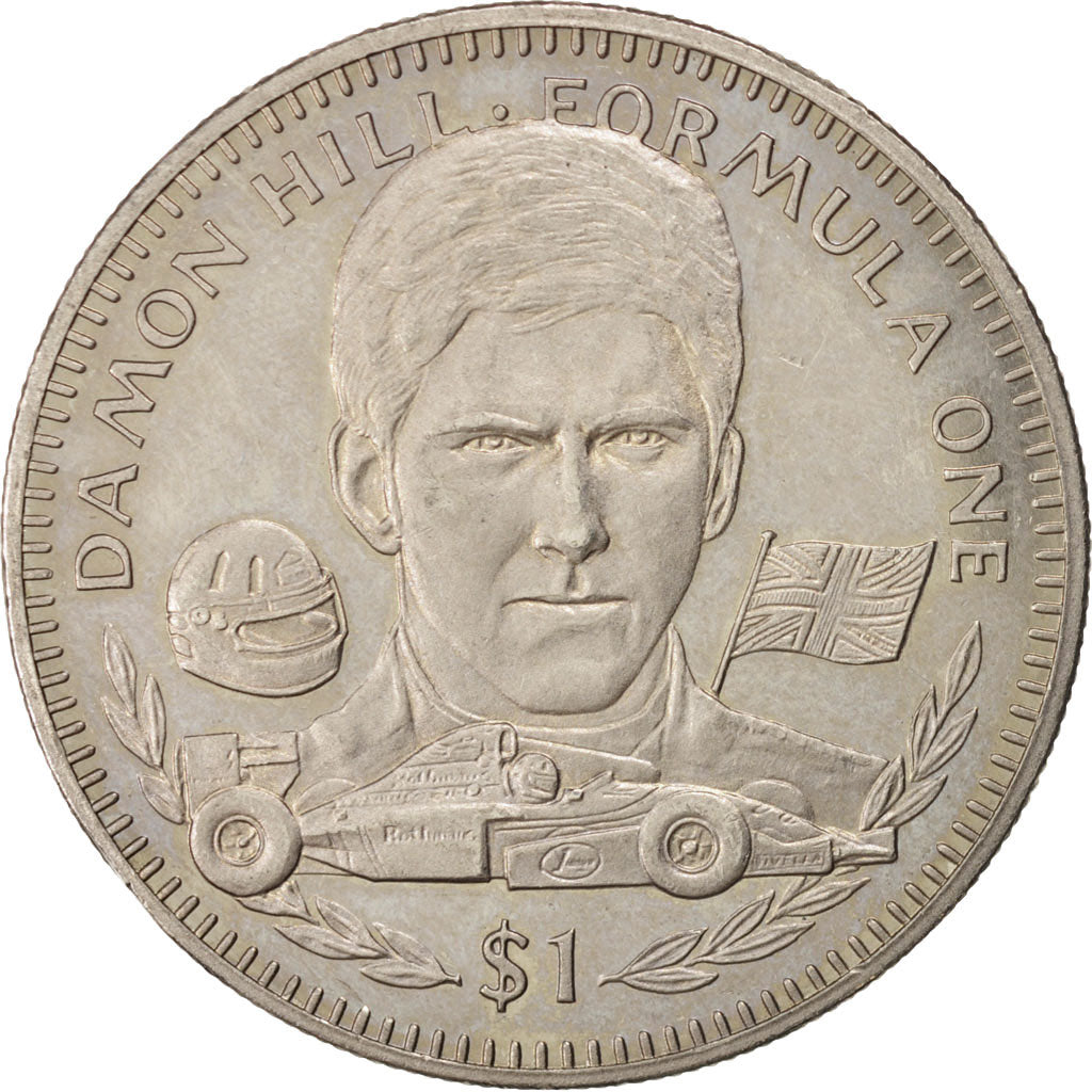 LIBERIA, Dollar, 1994, KM #139, AU(55-58), Copper-Nickel, 28.49